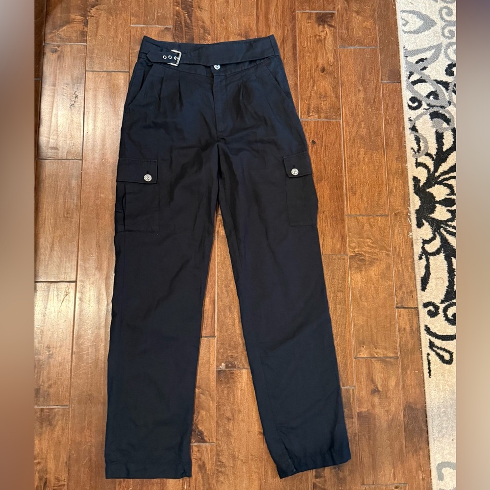 **SALE** Versus Versace Black Cargo Pants